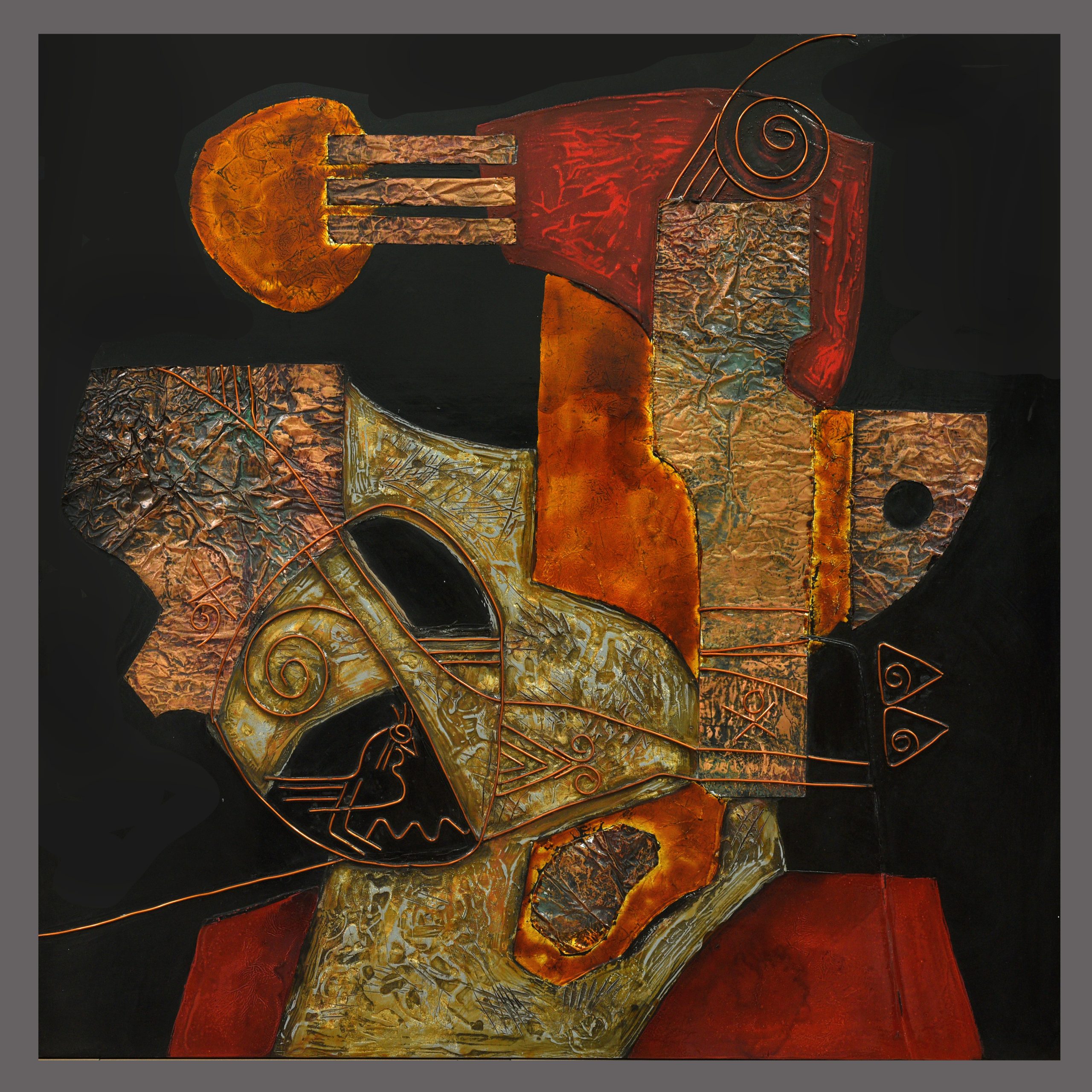 DUC NGUYEN THIEN - Nostalgic - Lacquer - 100x100 - 2022