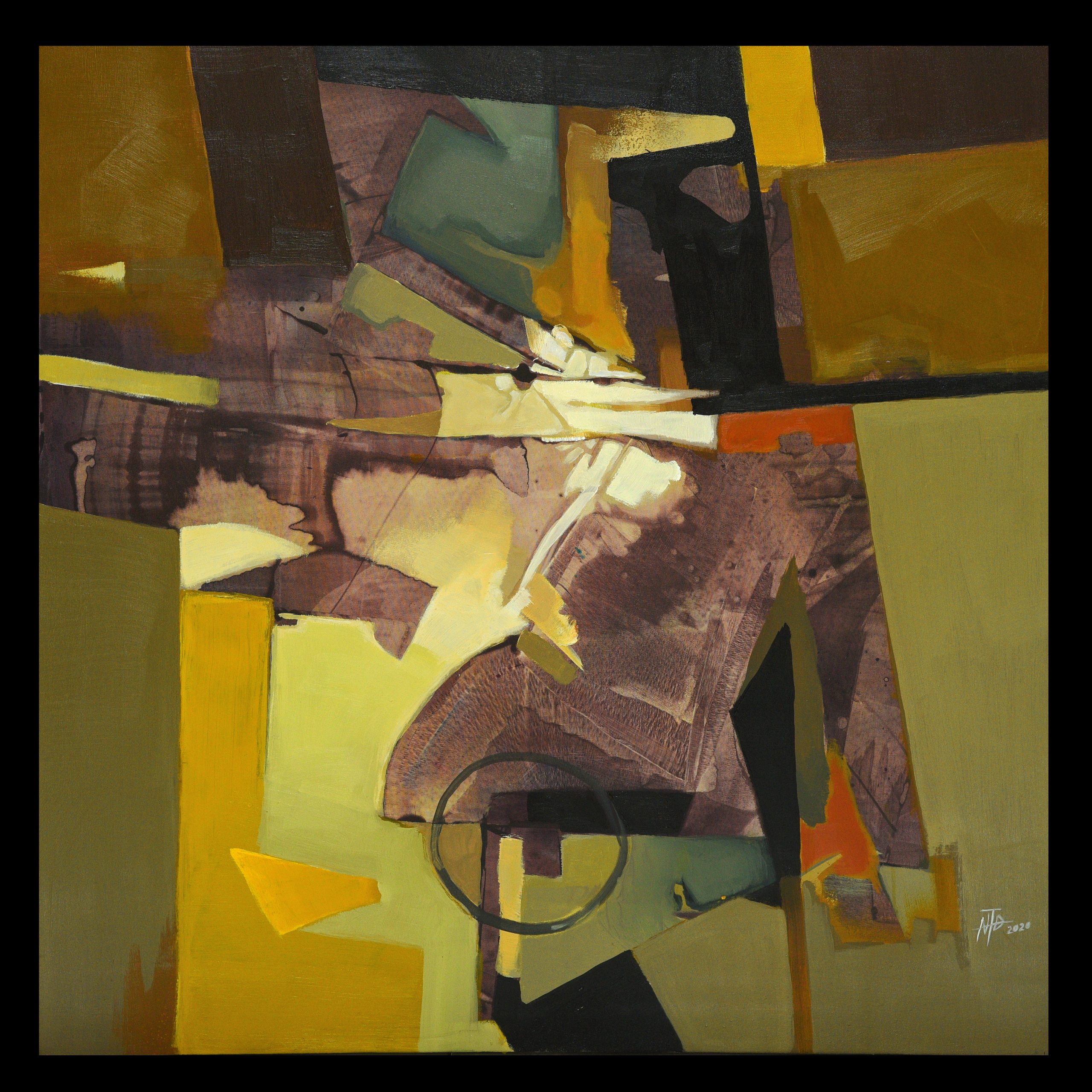 DUC NGUYEN THIEN -Sunny window - Acrylic- 120x120 - 2020