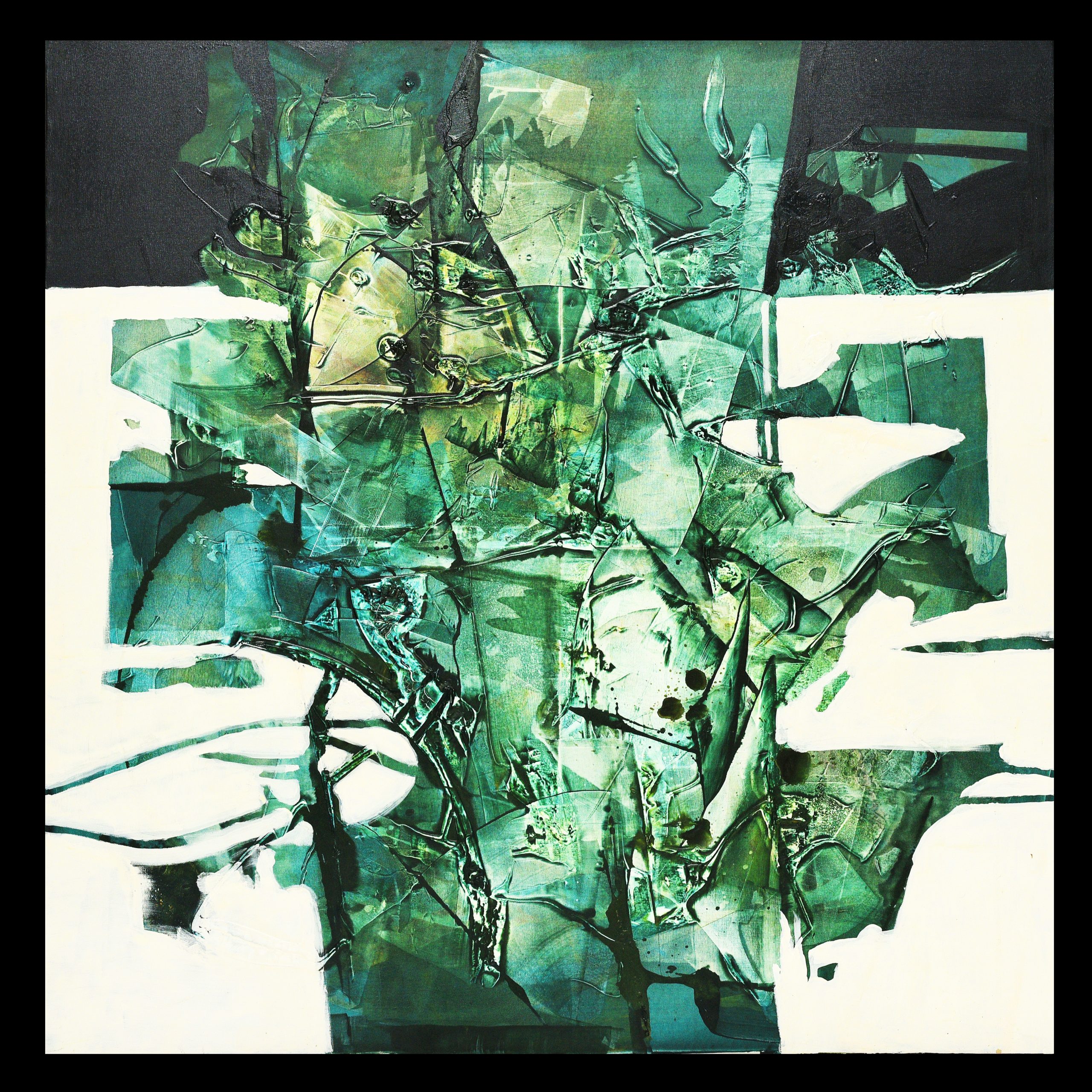 DUC NGUYEN THIEN - Green shade - Acrylic- 120x120 - 2024
