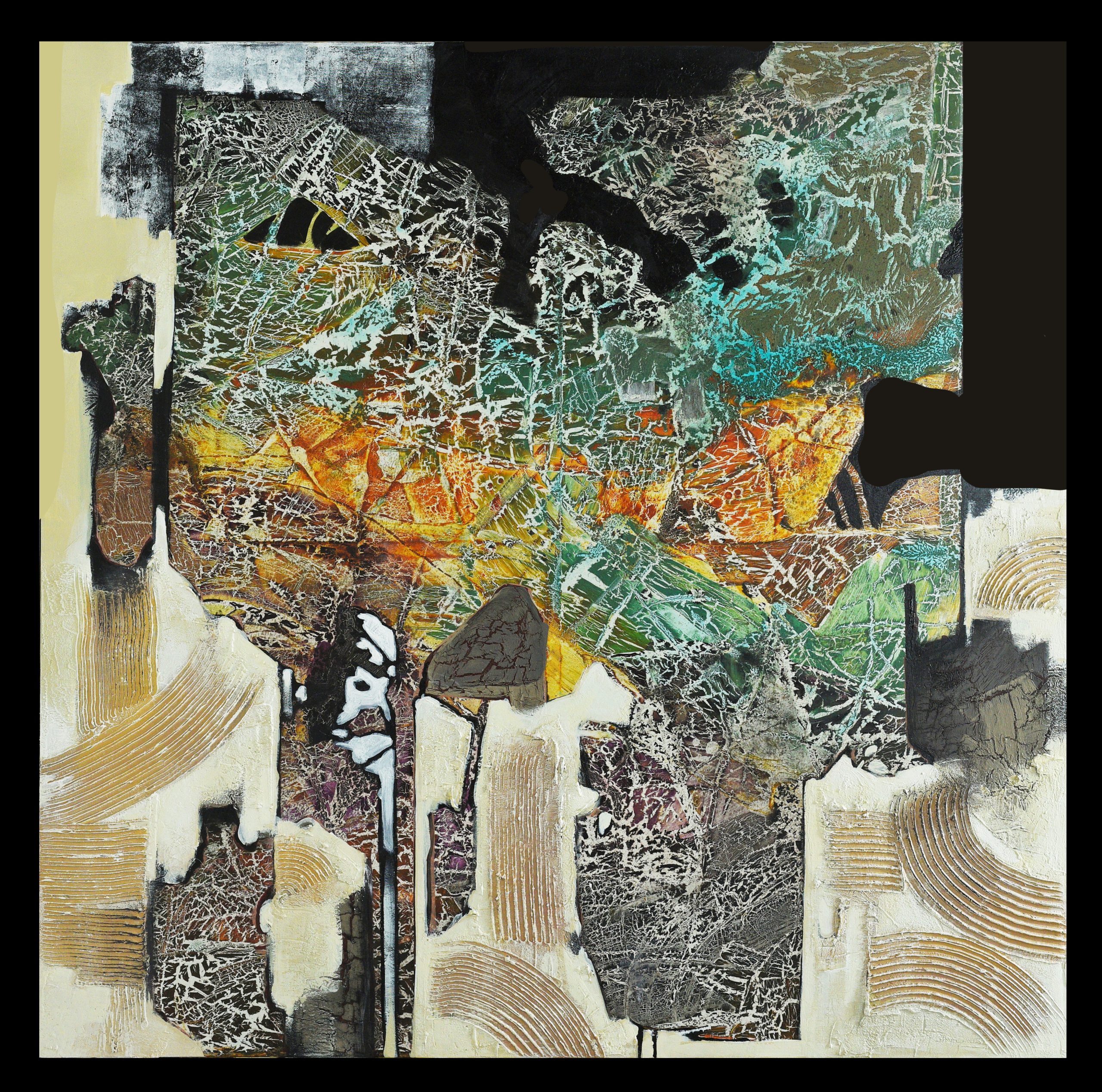 DUC NGUYEN THIEN-Environment script No. 2-Acrylic-Synthetic -160X160 -2023