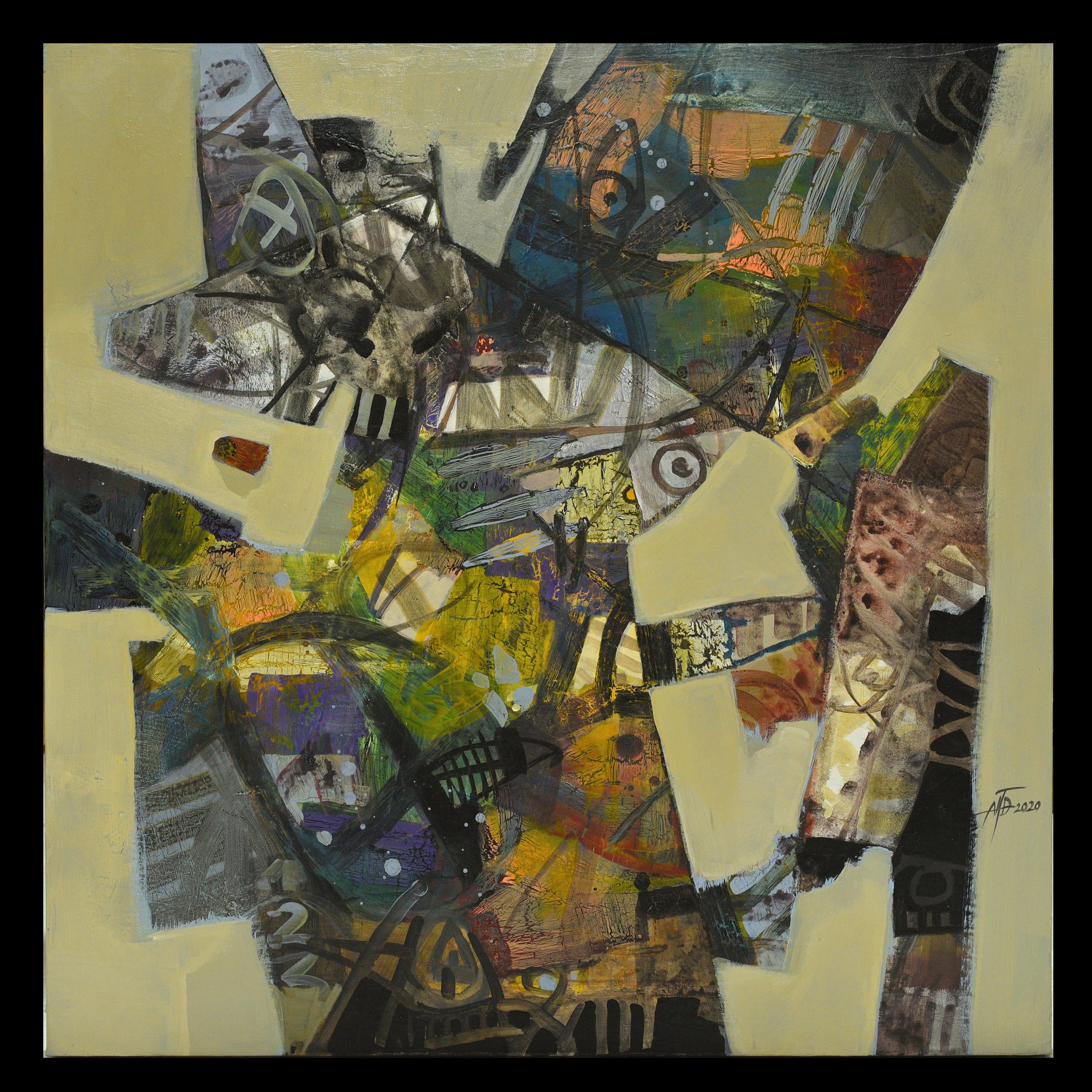DUC NGUYEN THIEN -Game - Acrylic - 100x100 - 2020