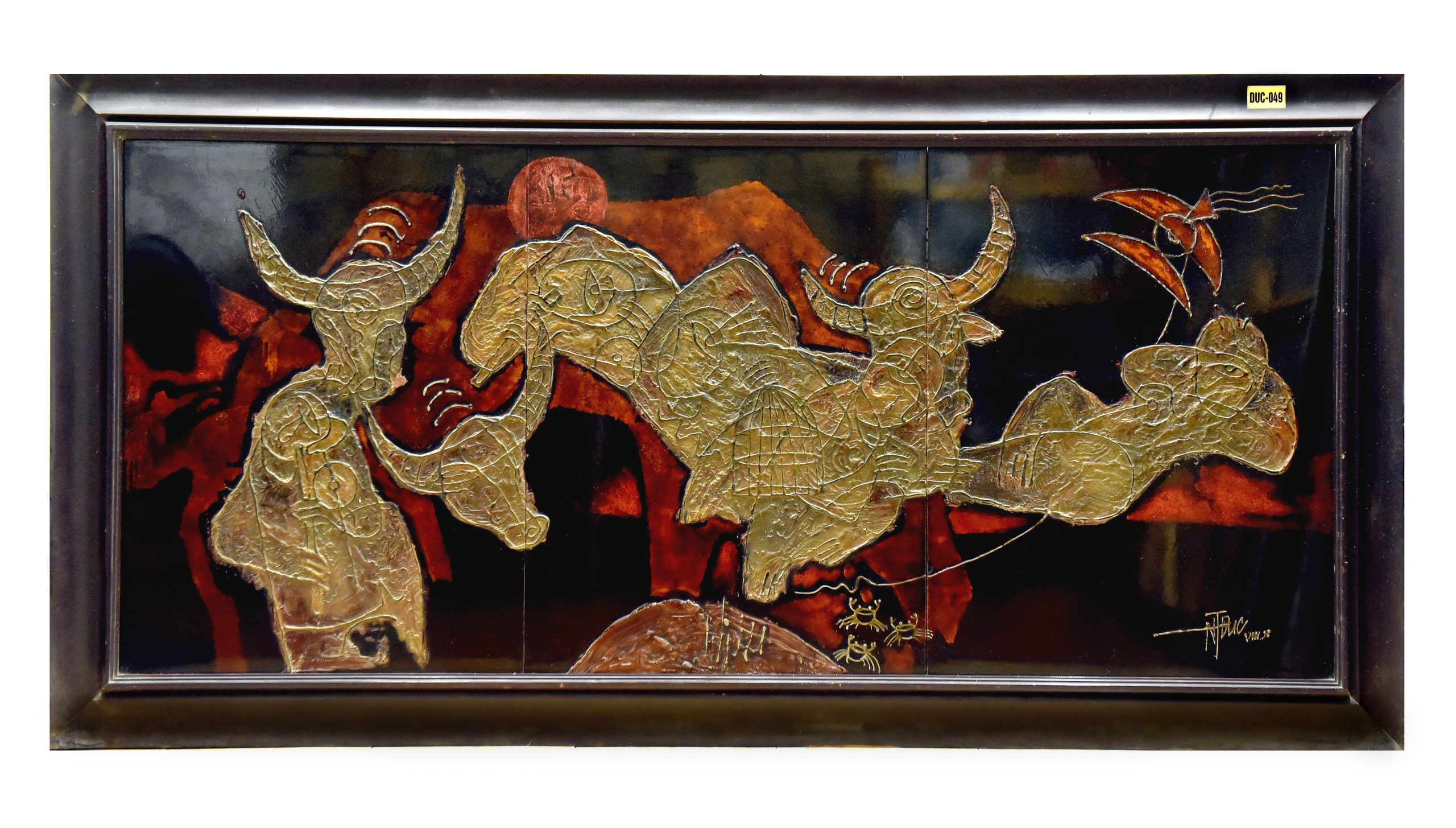 DUC NGUYEN THIEN -Nursery Rhyme - Lacquer - 80x180 - 1998