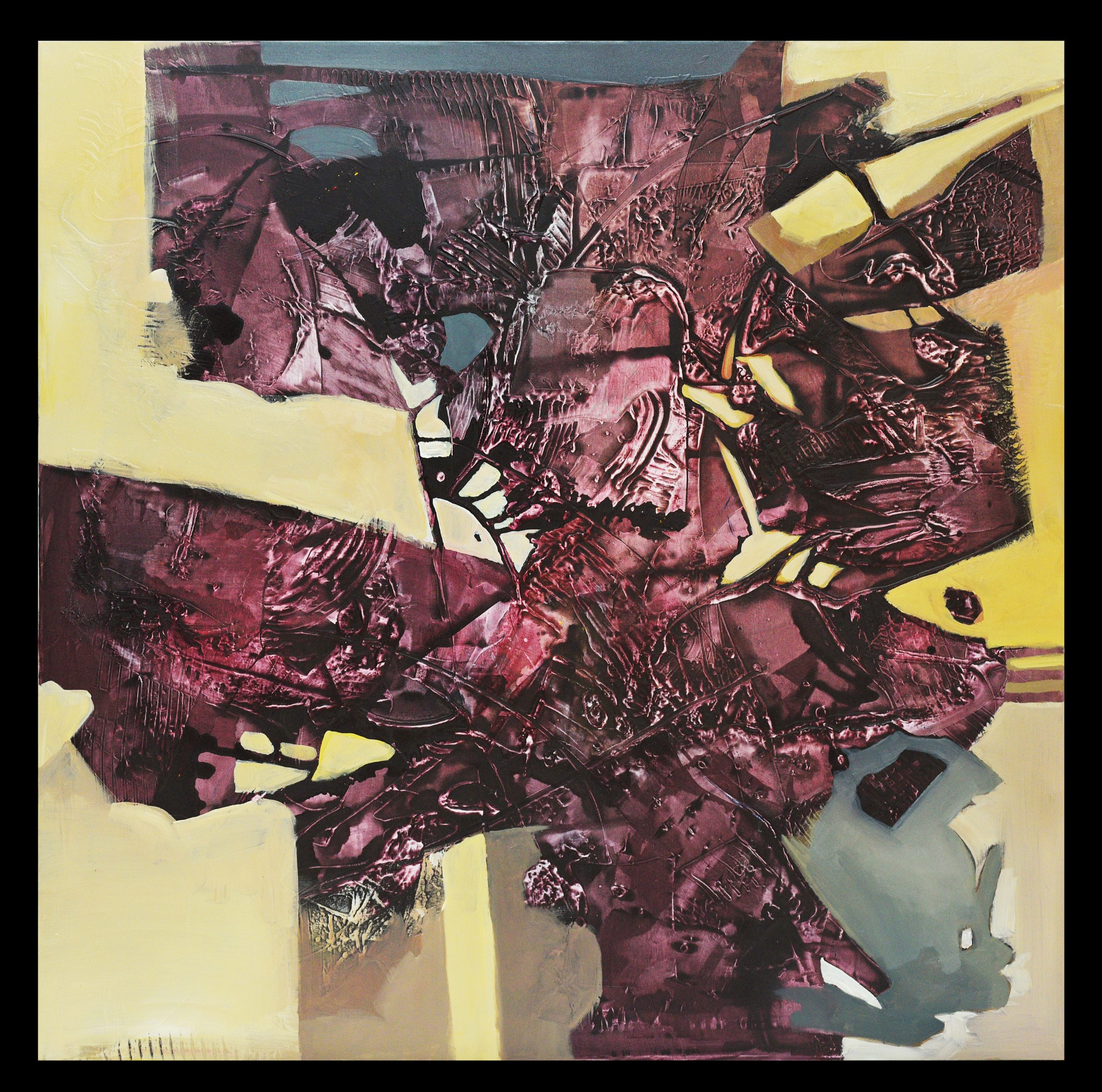 DUC NGUYEN THIEN-Mauve Evening-Acrylic- Synthetic 120X120 -2023