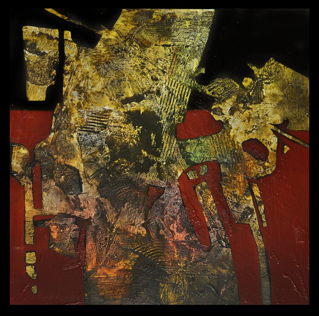DUC NGUYEN THIEN-Ancient Imperial-Acrylic – Synthetic-120X120 -2023