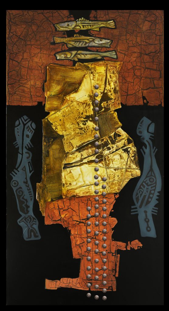 DUC NGUYEN THIEN - Rain-making - Acrylic -Synthetic - 100x200 - 2023